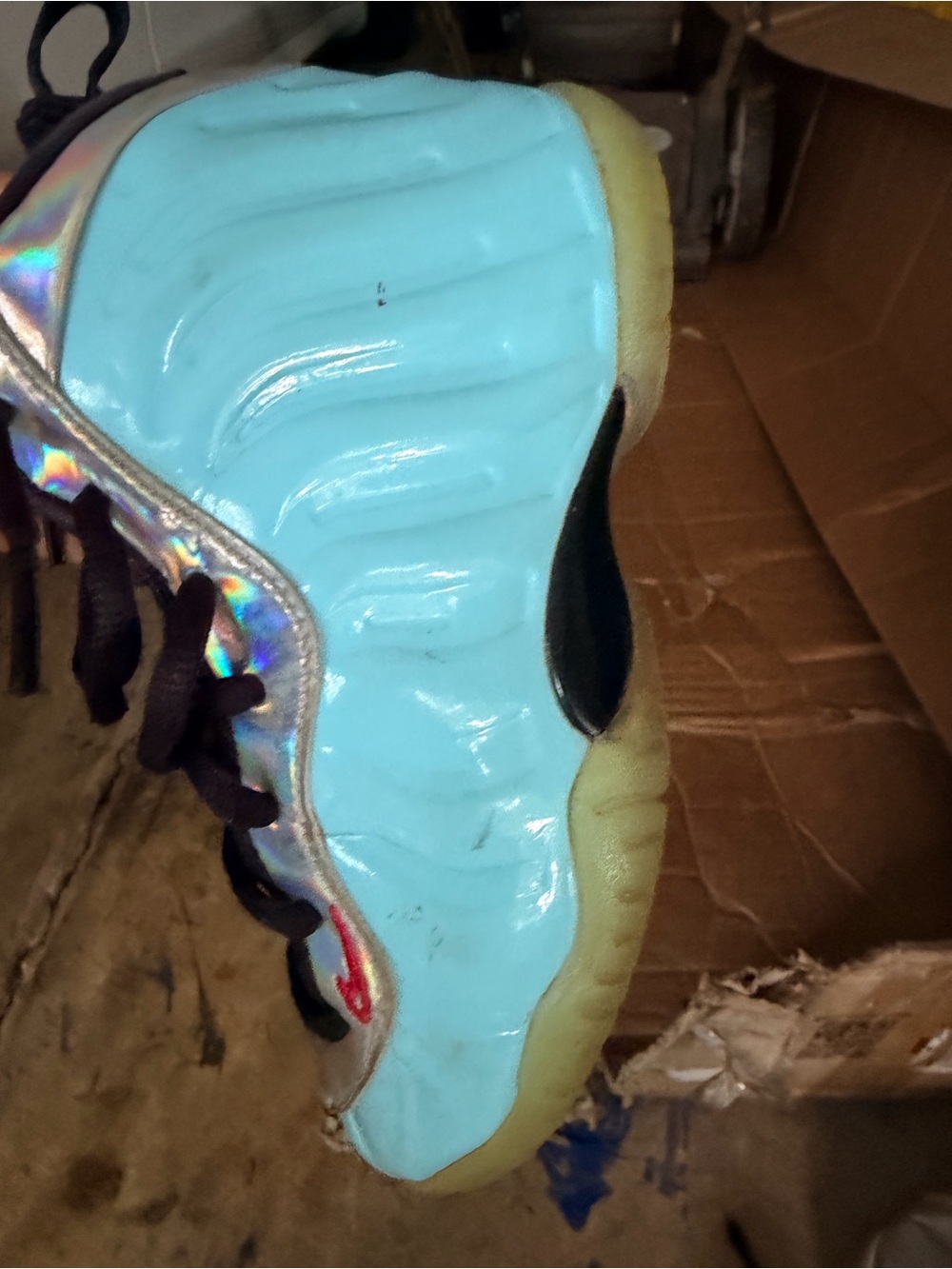 11C Light Blue Women's Foamposite-Style Sneakers Nike
